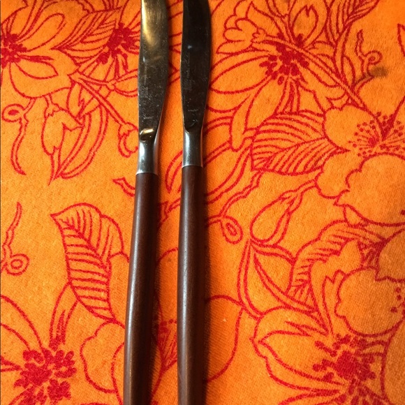 2 Vtg Ekco Eterna Canoe Muffin Dinner Spoons - Picture 5 of 10